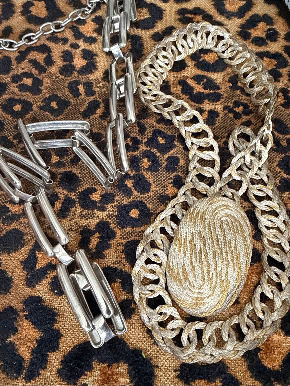 6 VINTAGE CHAIN MESH METAL BELTS LOT 💋FINAL OFFER💋